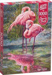 CherryPazzi - Bingo Flamingo - 1000 Teile Puzzle