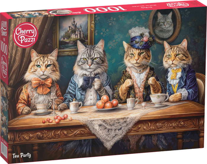 CherryPazzi - Tea Party - 1000 Teile Puzzle