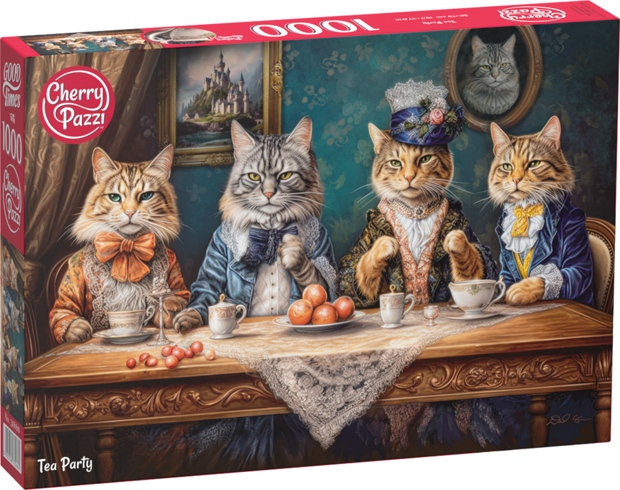 CherryPazzi - Tea Party - 1000 Teile Puzzle