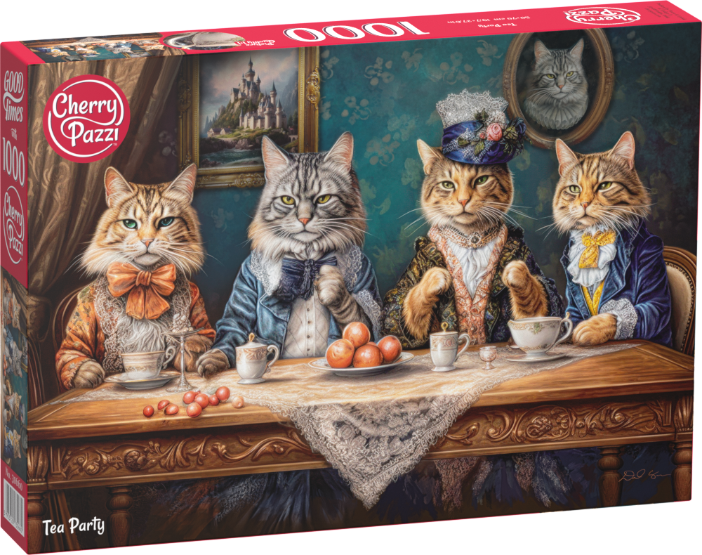 CherryPazzi - Tea Party - 1000 Teile Puzzle - Nur CHF 15.90! Jetzt kaufen auf fluxed.ch
