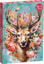 CherryPazzi - Flower Deer - 1000 Teile Puzzle