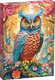 CherryPazzi - Quilled Owl - 1000 Teile Puzzle