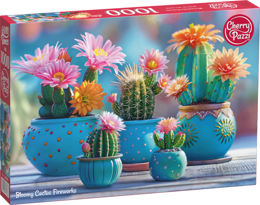 CherryPazzi - Bloomy Cactus Fireworks - 1000 Teile Puzzle - Nur CHF 15.90! Jetzt kaufen auf fluxed.ch