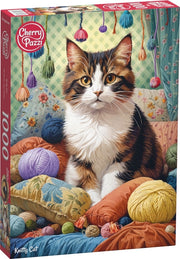 CherryPazzi - Knitty Cat - 1000 Teile Puzzle