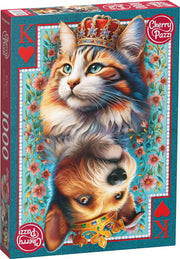 CherryPazzi - The Royal Card - 1000 Teile Puzzle