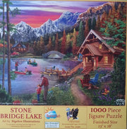 SunsOut - Stone Bridge Lake - 1000 Teile Puzzle