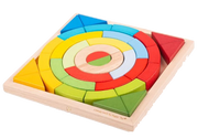 Bigjigs Toys | Formenpuzzle - Arches and Triangles - 37 Teile Holz