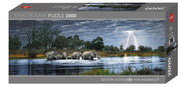 Heye - Herd of Elephants - 2000 Teile Panorama Puzzle