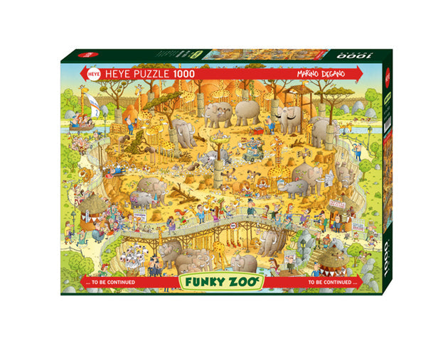 Heye - Funky Zoo: African Habitat - 1000 Teile Puzzle - Nur CHF 22.90! Jetzt kaufen auf fluxed.ch
