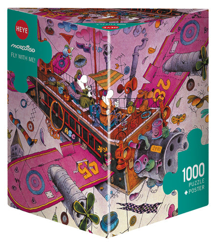 Heye - Triangular: Fly with Me! - 1000 Teile Puzzle - Nur CHF 24.90! Jetzt kaufen auf fluxed.ch