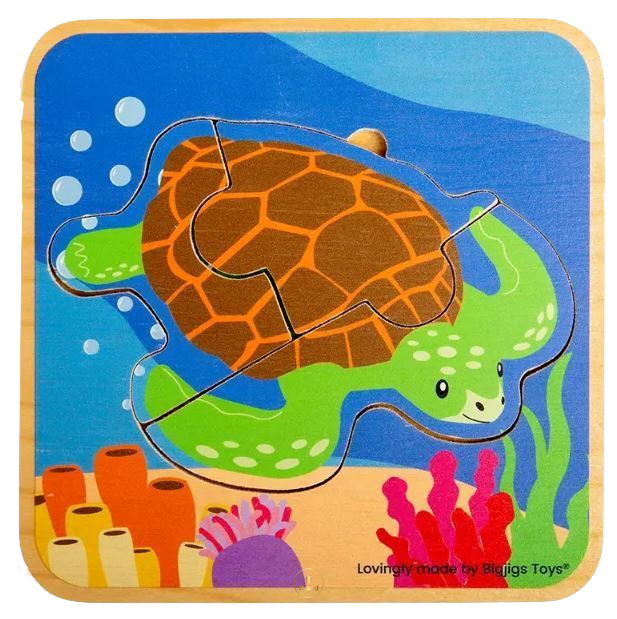 Bigjigs Toys | Lifecycle Puzzle - Meeresschildkröte - 6 Teile Holz - Nur CHF 9.90! Jetzt kaufen auf fluxed.ch
