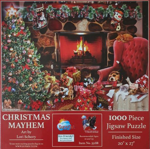 SunsOut - Christmas Mayhem - 1000 Teile Puzzle - Nur CHF 21.90! Jetzt kaufen auf fluxed.ch