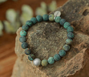 Armband | kleine Steine in afrikanischem Türkis