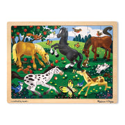 Melissa&Doug - Pferde - 48 Teile - Holzpuzzle