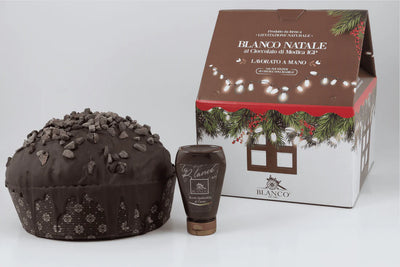 Blanco Natale | Panettone al Cioccolato di Modica IGP inkl. Crema di Cioccolato 190g
