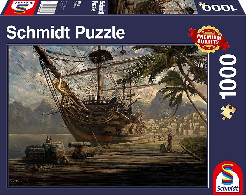 Schmidt - Schiff vor Anker - 1000 Teile Puzzle - Nur CHF 19.90! Jetzt kaufen auf fluxed.ch