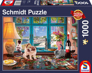 Schmidt - Am Puzzle-Tisch - 1000 Teile Puzzle