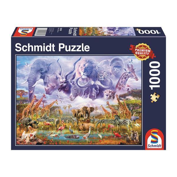 Schmidt - Tiere an der Wasserstelle - 1000 Teile Puzzle - Nur CHF 19.90! Jetzt kaufen auf fluxed.ch