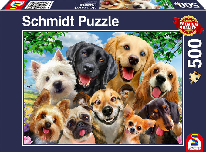 Schmidt - Hunde-Selfie - 500 Teile Puzzle - Nur CHF 14.90! Jetzt kaufen auf fluxed.ch