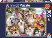 Schmidt - Katzen-Selfie - 500 Teile Puzzle