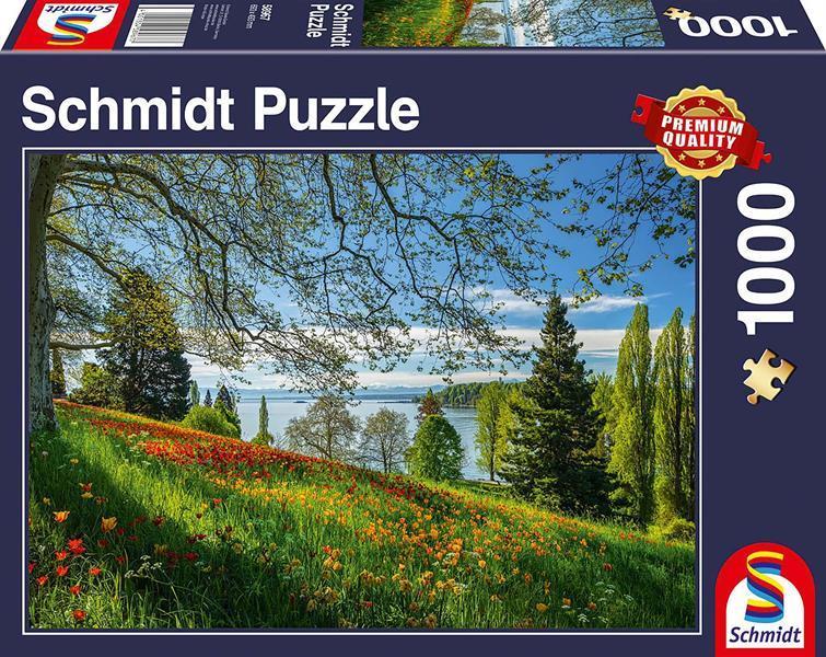 Schmidt - Frühlingsallee zur Tulpenblüte - 1000 Teile Puzzle - Nur CHF 18.90! Jetzt kaufen auf fluxed.ch