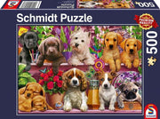 Schmidt - Hunde im Regal - 500 Teile Puzzle