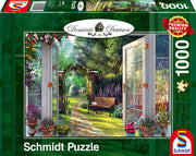 Schmidt - Blick in den verwunschenen Garten - 1000 Teile Puzzle
