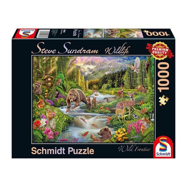 Schmidt - Wildtiere am Waldesrand - 1000 Teile Puzzle - Nur CHF 19.90! Jetzt kaufen auf fluxed.ch