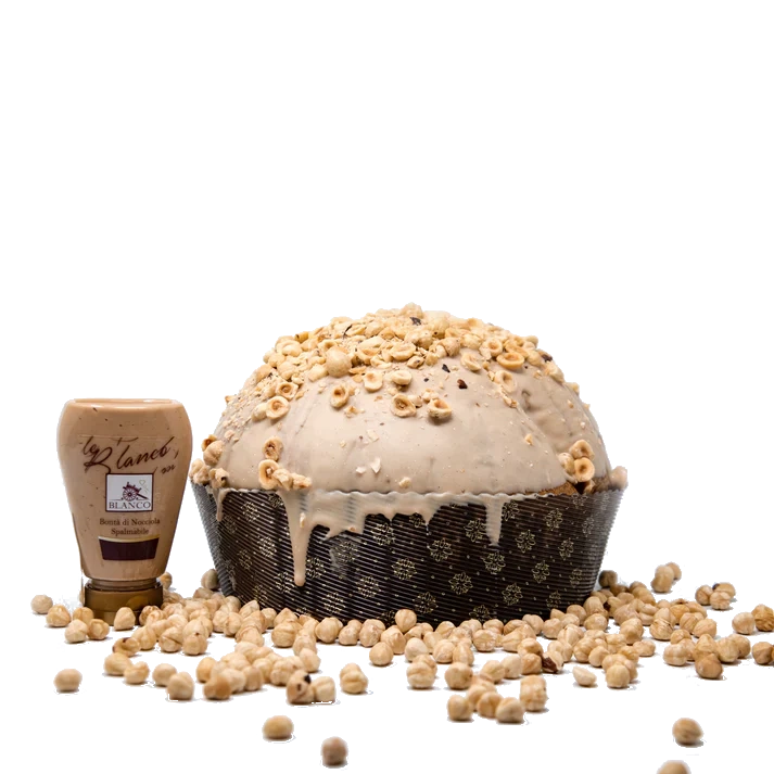 Blanco Natale | Panettone alla Nocciola inkl. Crema di Nocciola 190g
