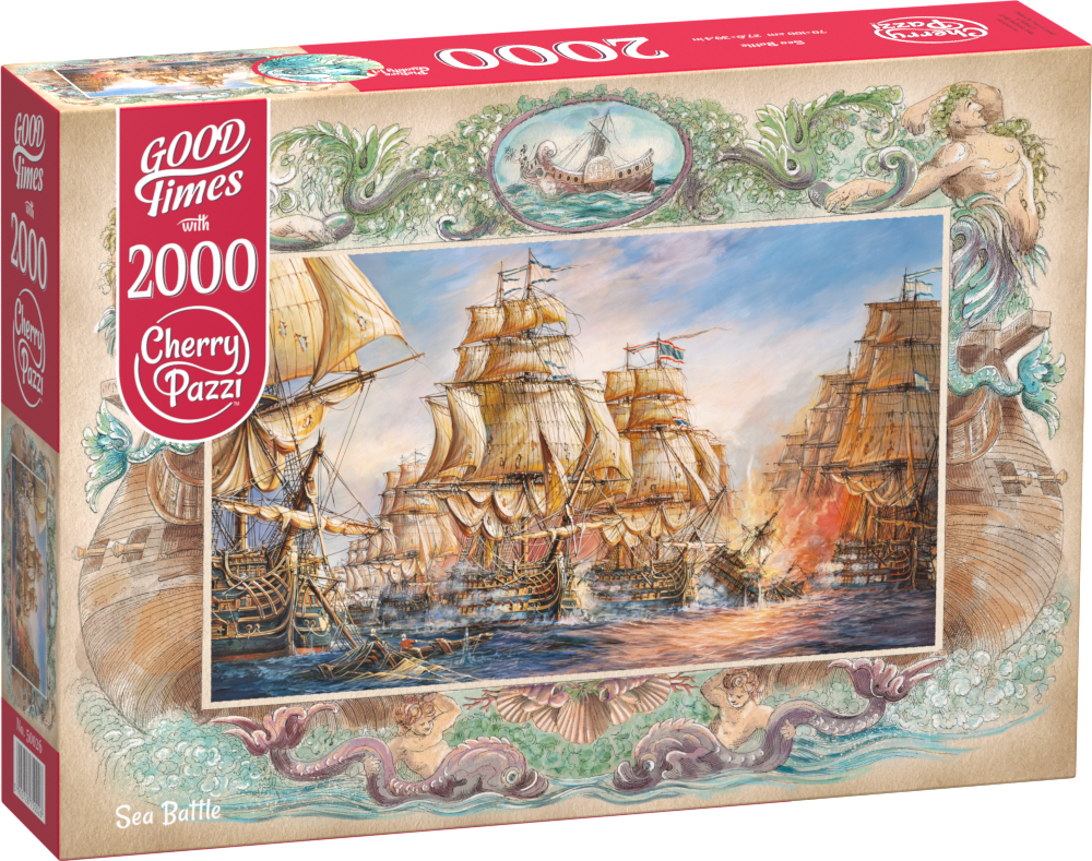 CherryPazzi - Sea Battle - 2000 Teile Puzzle - Nur CHF 21.90! Jetzt kaufen auf fluxed.ch