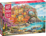 CherryPazzi - A Beautiful Day at Cinque Terre - 2000 Teile Puzzle