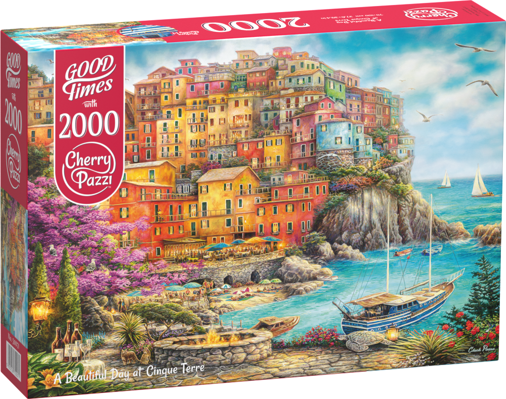 CherryPazzi - A Beautiful Day at Cinque Terre - 2000 Teile Puzzle - Nur CHF 21.90! Jetzt kaufen auf fluxed.ch