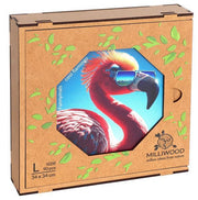 Milliwood - Cool Flamingo - 90 Holzteile Puzzle