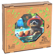 Milliwood - Relaxed Sloth - 90 Holzteile Puzzle