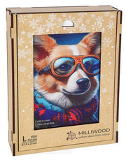 Milliwood - Colin Corgi Dog - 316 Holzteile Puzzle