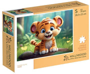 Milliwood - Tiger - 70 Holzteile Puzzle