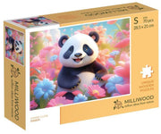 Milliwood - Panda - 70 Holzteile Puzzle