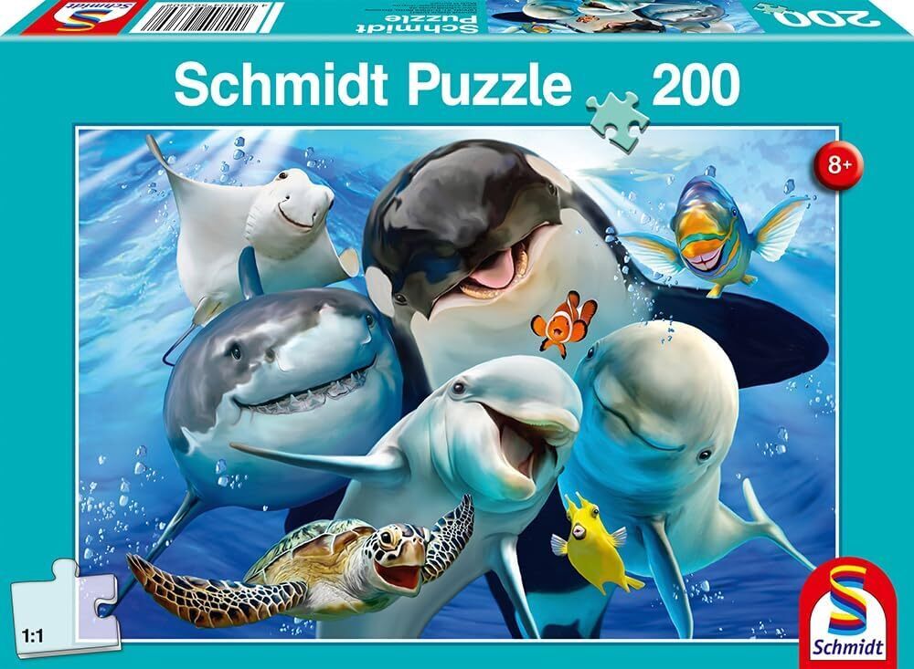 Schmidt - Unterwasser Freunde - 200 Teile Puzzle