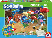 Schmidt - Azrael in Schlumpfhausen (+2 Figuren) - 60 Teile Puzzle