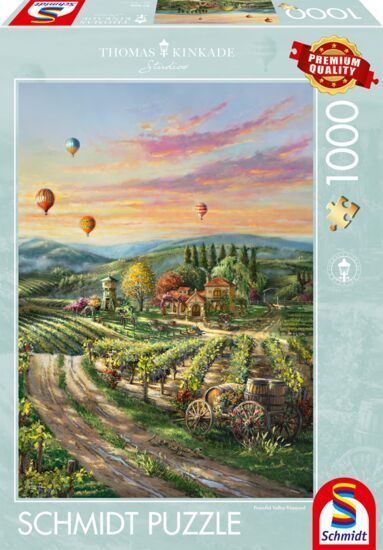 Schmidt - Peaceful Valley Vineyard - 1000 Teile Puzzle - Nur CHF 19.90! Jetzt kaufen auf fluxed.ch
