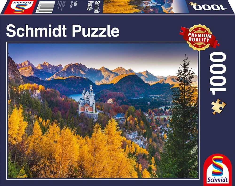 Schmidt - Herbstliches Neuschwanstein - 1000 Teile Puzzle