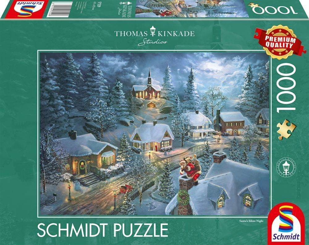 Schmidt - Santa`s Silent Night - 1000 Teile Puzzle
