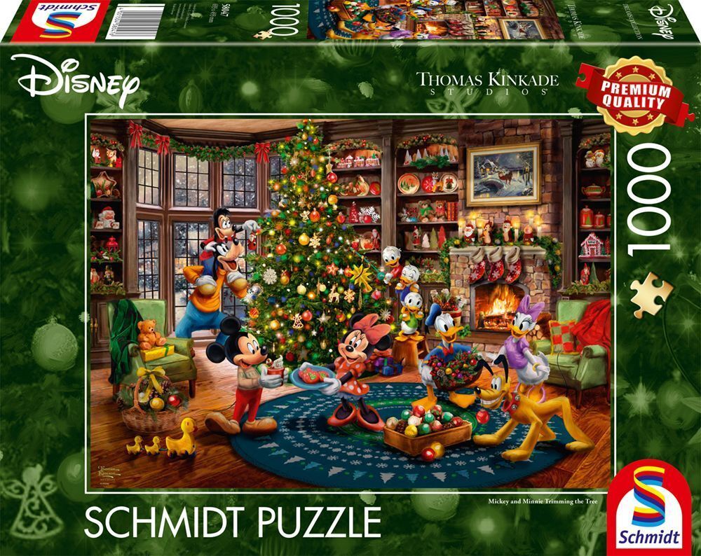 Schmidt - Disney: Mickey&Minnie Trimming the Tree - 1000 Teile Pu