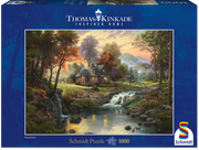Schmidt - Holzhaus am Bach - 1000 Teile Puzzle