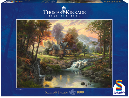 Schmidt - Holzhaus am Bach - 1000 Teile Puzzle - Nur CHF 19.90! Jetzt kaufen auf fluxed.ch