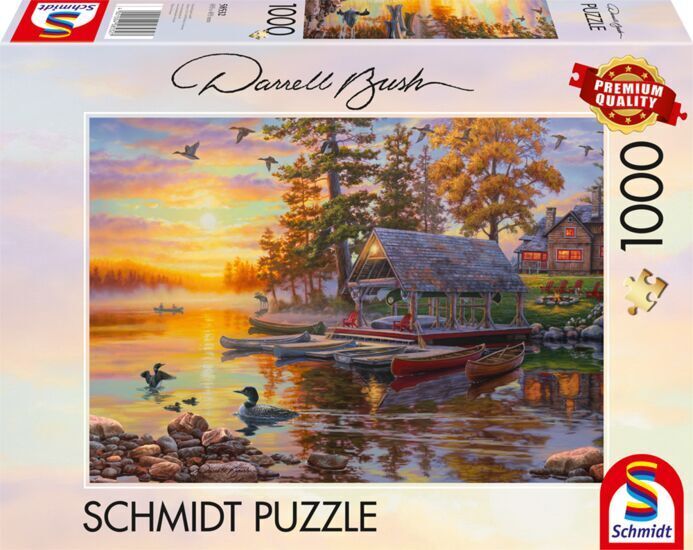 Schmidt - Bootshaus mit Kanus - 1000 Teile Puzzle - Nur CHF 19.90! Jetzt kaufen auf fluxed.ch