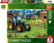 Schmidt - Alpenvorland mit Traktor: John Deere - 1000 Teile Puzzl