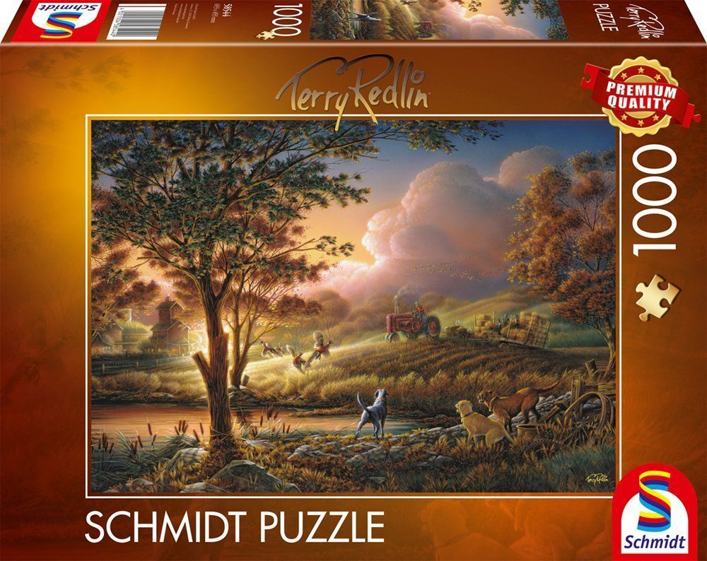 Schmidt - Sonnengold über reifen Feldern - 1000 Teile Puzzle