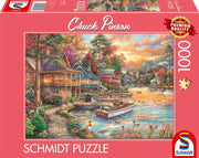 Schmidt - Ufer im Abendgold - 1000 Teile Puzzle