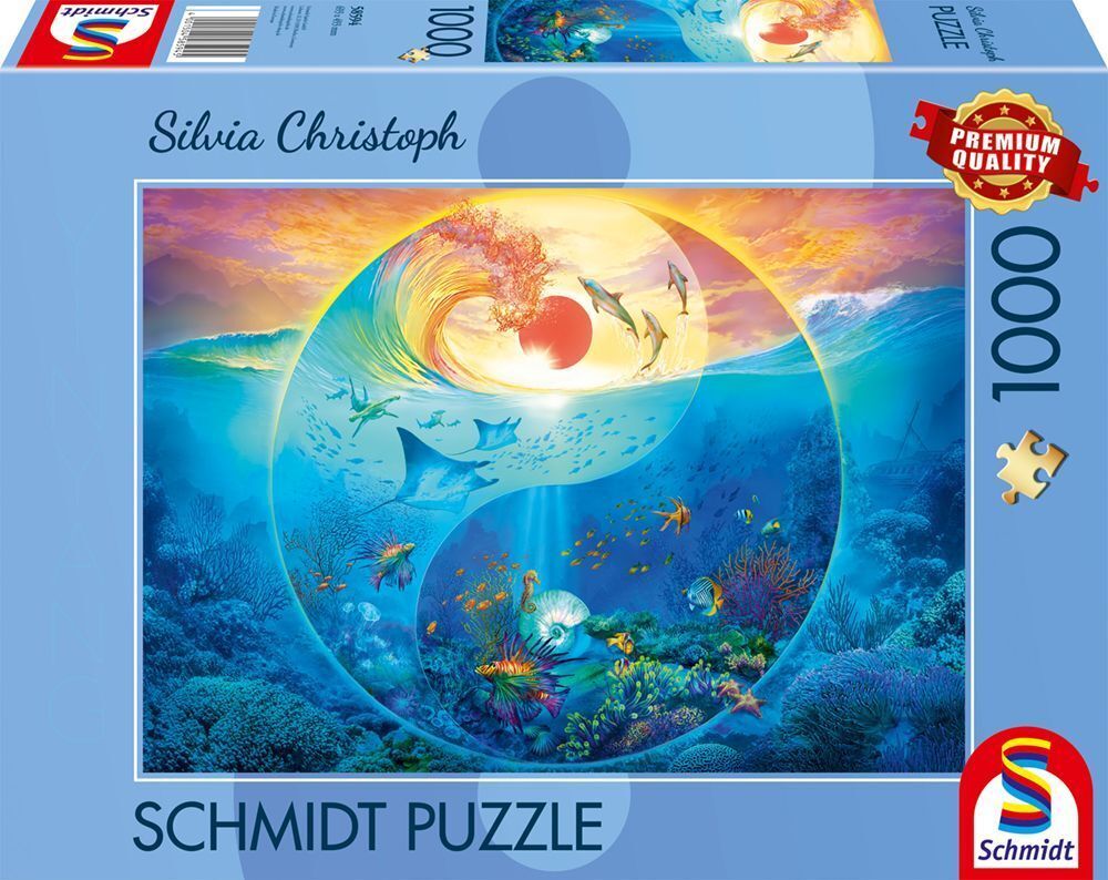 Schmidt - Yin & Yang Im Reich der Meerestiere - 1000 Teile Puzzle